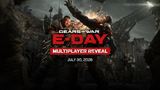 Multiplayer v Gears of War: E-Day bude predstavený 30. júla